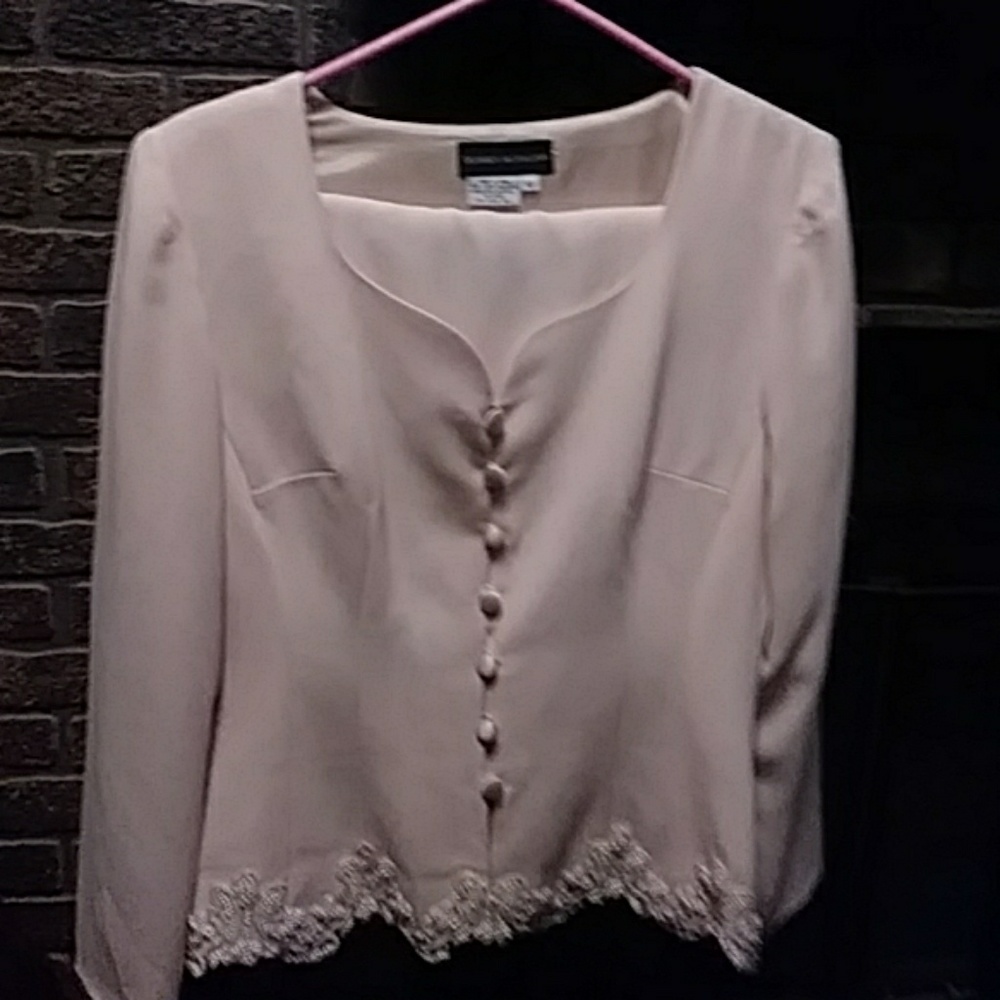Two Piece Sequence Top and Skirt